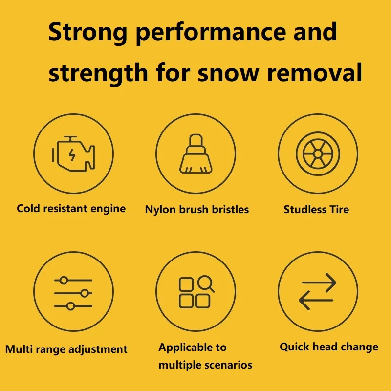 Small Snowplow Driving Snow Plow Winter Road Sanitation tractor Snow power sweeper Removal Machine