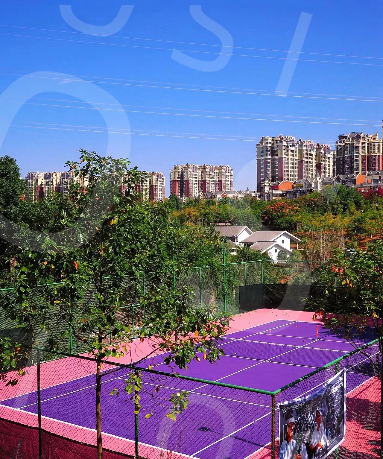 OSI Factory Price Tennis Court Outdoor Tennis Court with Good Quality