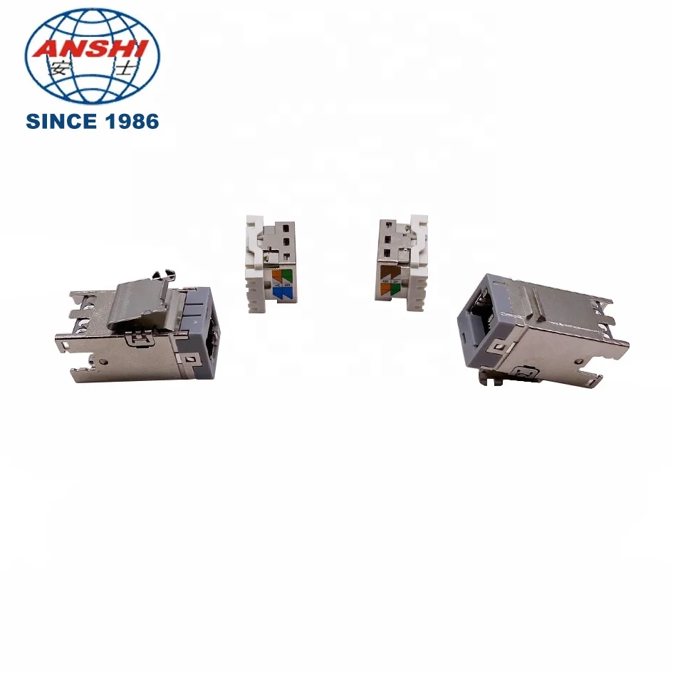 ANSHI RJ45 Cat6A STP FTP