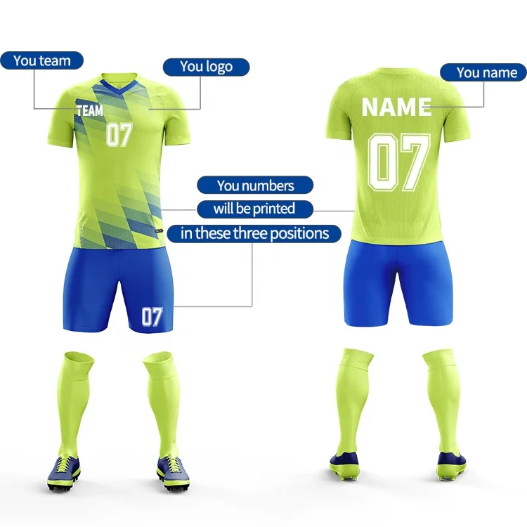 Wholesale breathable football china soccer jersey soccer thai quality plus size jersey soccer bread