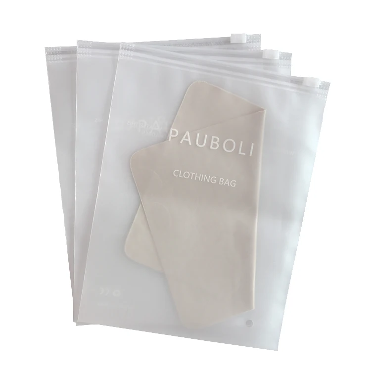 
Недорогой заказной Печатный матовый полиэтиленовый пакет с застежкой-молнией 