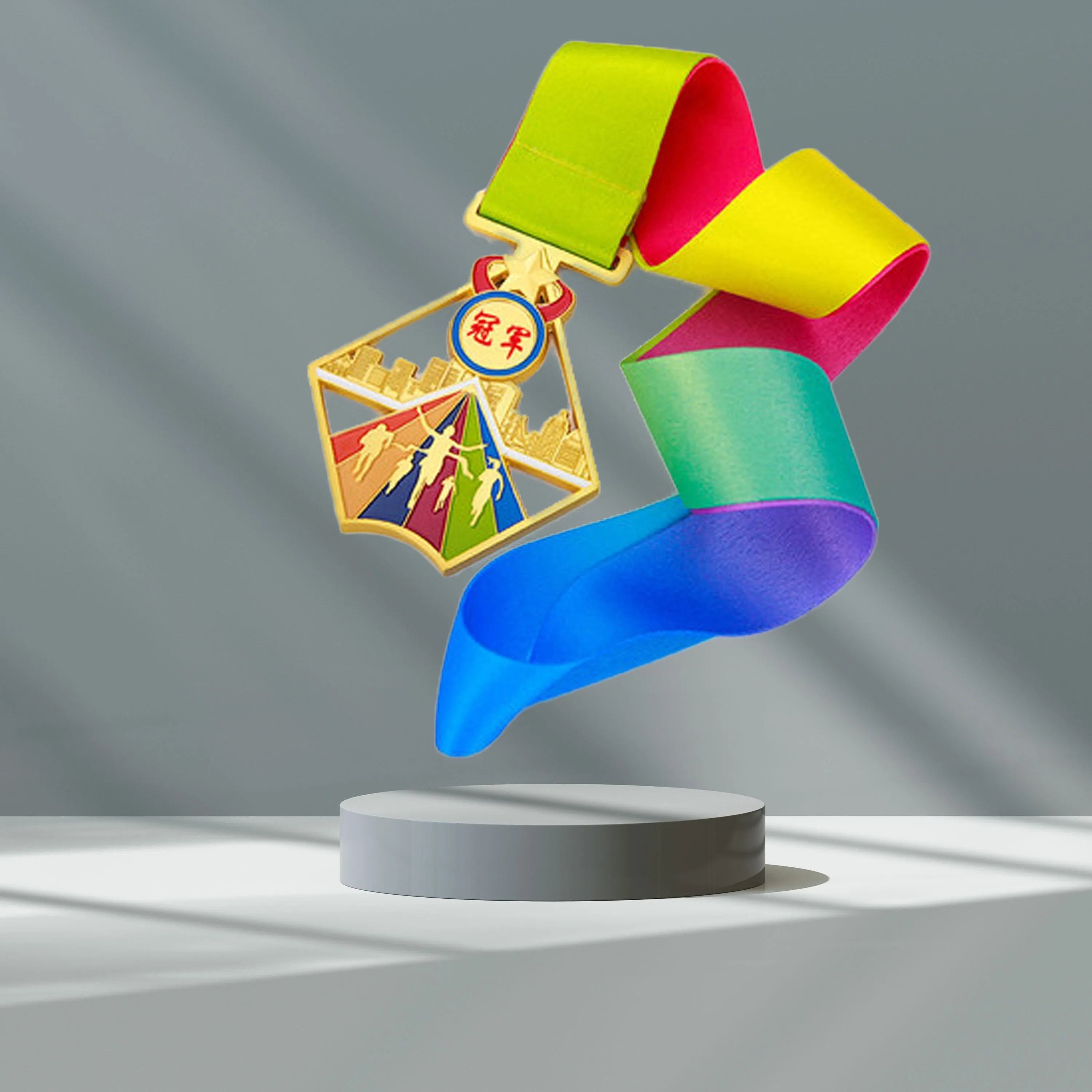 Медаль для марафона золотая медаль спортивной встречи на заказ памятная бега здорового ориентирующаяся