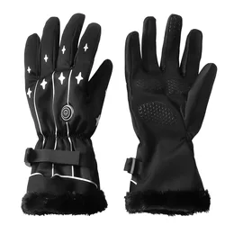Распродажа зимние ветрозащитные водонепроницаемые уличные лыжные велосипедные перчатки с наилучшим теплым аккумулятором и электрическим подогревом перезаряжаемые