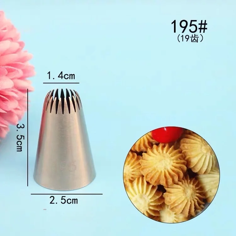 Skytop Nozzle Decorating Tip Sets Stainless steel as the photo piping tips for cake decorating tools