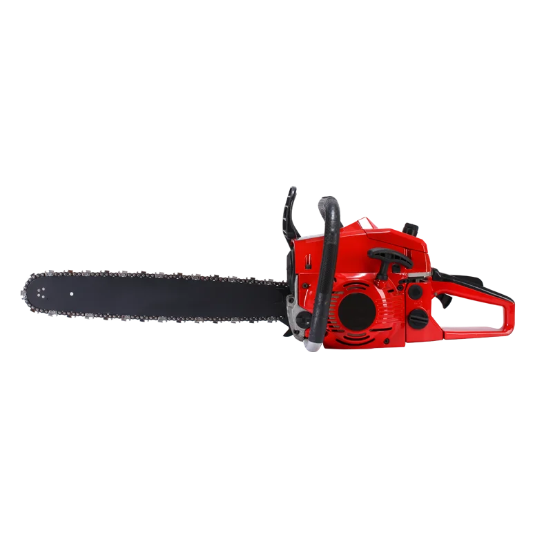 CS5800 Professional 58cc Gasoline Chainsaw 2 Stroke Engine Powered Wood Cutter 20in Guide Bar Industrial Grade