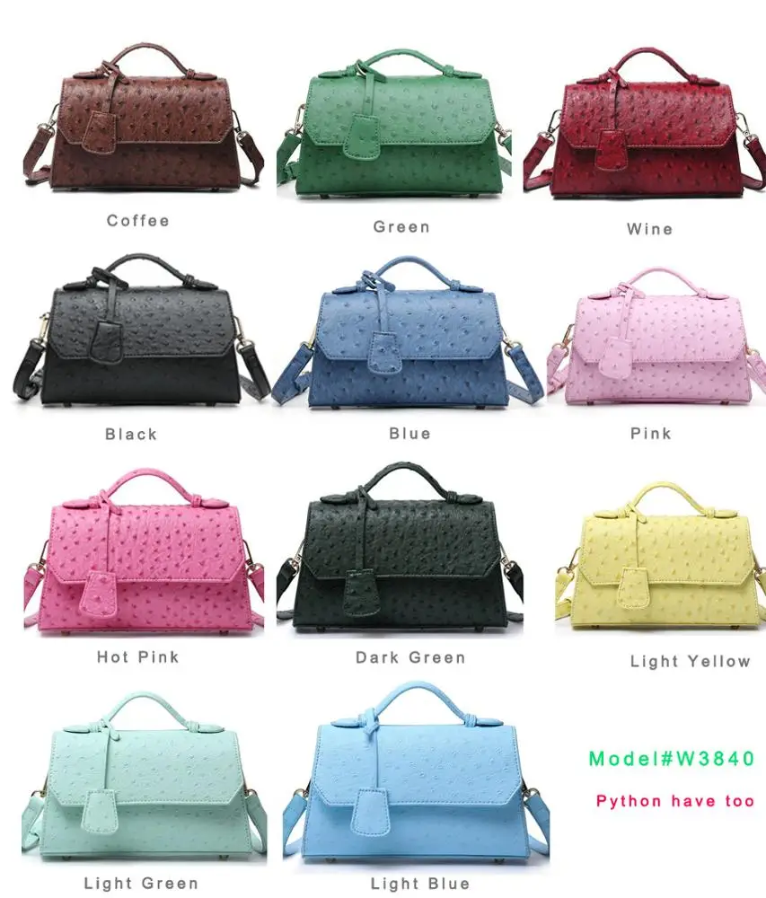 INS Popular Blue  Ladies Skin Clutch Leather Bags Women Hand Bag