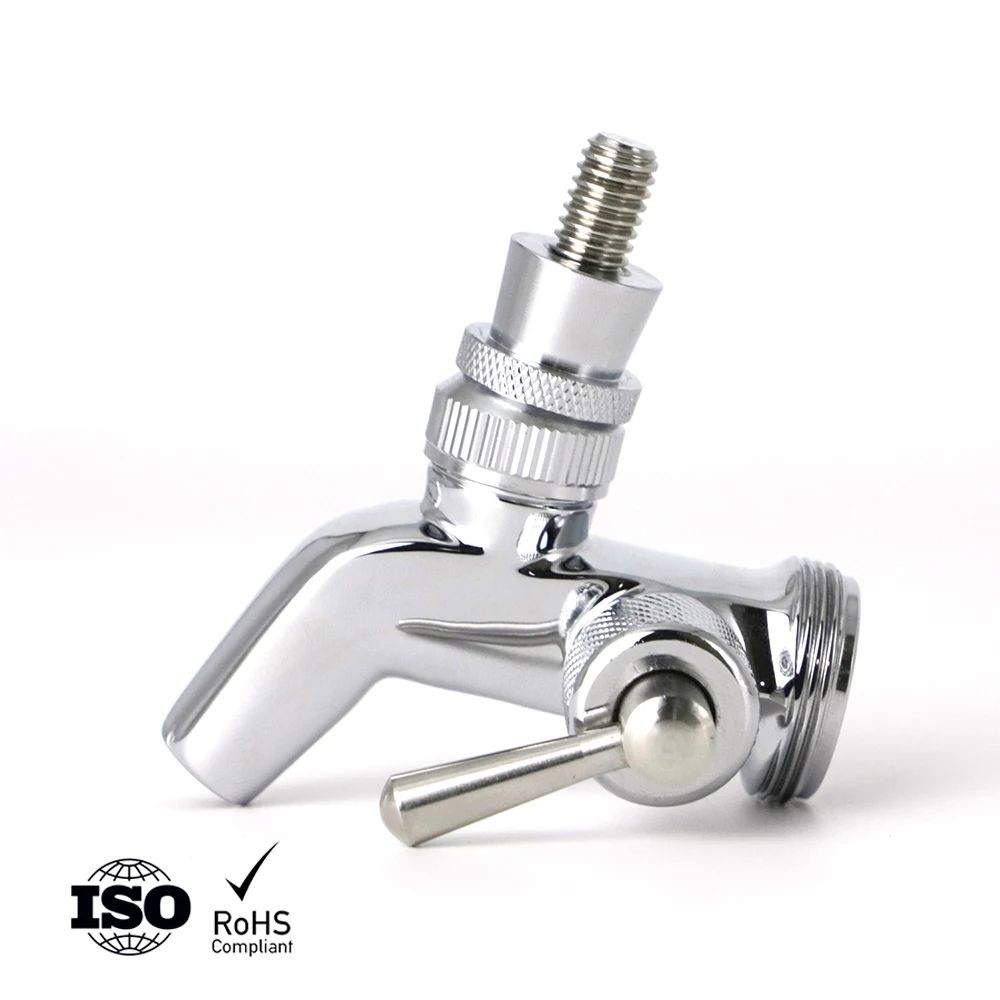 New Patented Stainless Steel Adjustable Draft Beer Tower Tap Faucet