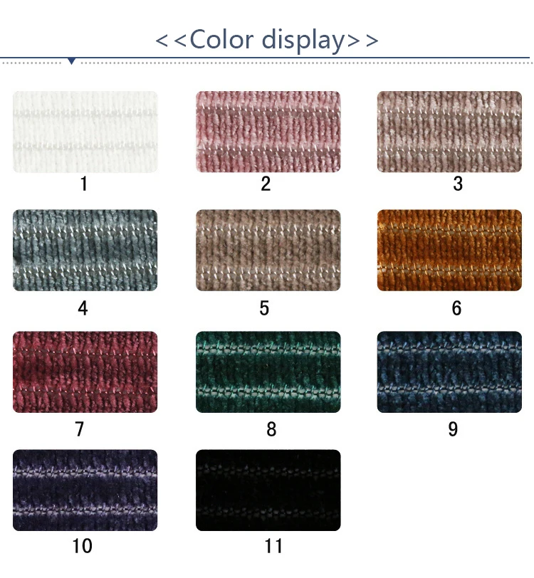 
2392#hot sales 100% polyester comfortable knitted chenille fabric for winter 