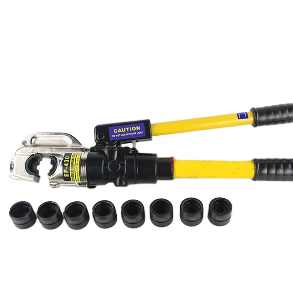 EP-410 EP-430 Hydraulic Crimping tools with safety system inside hydraulic cable lug crimping tool Head part can rotate