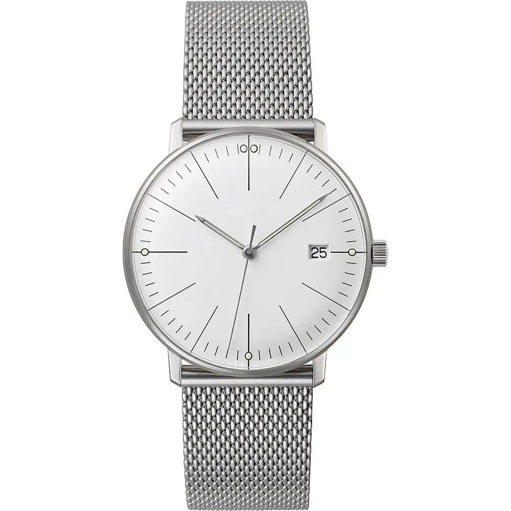 OEM Private Label Custom Logo Glass Vintage Japan Movt Watches Leather Strap Quartz Wristwatches for Men