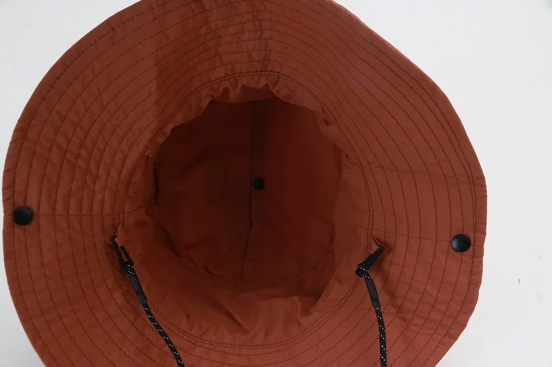 Wholesale Beach Fishing Outdoor Bucket Hat With String Fisherman Wide Brim Camping Bush Foldable Hat