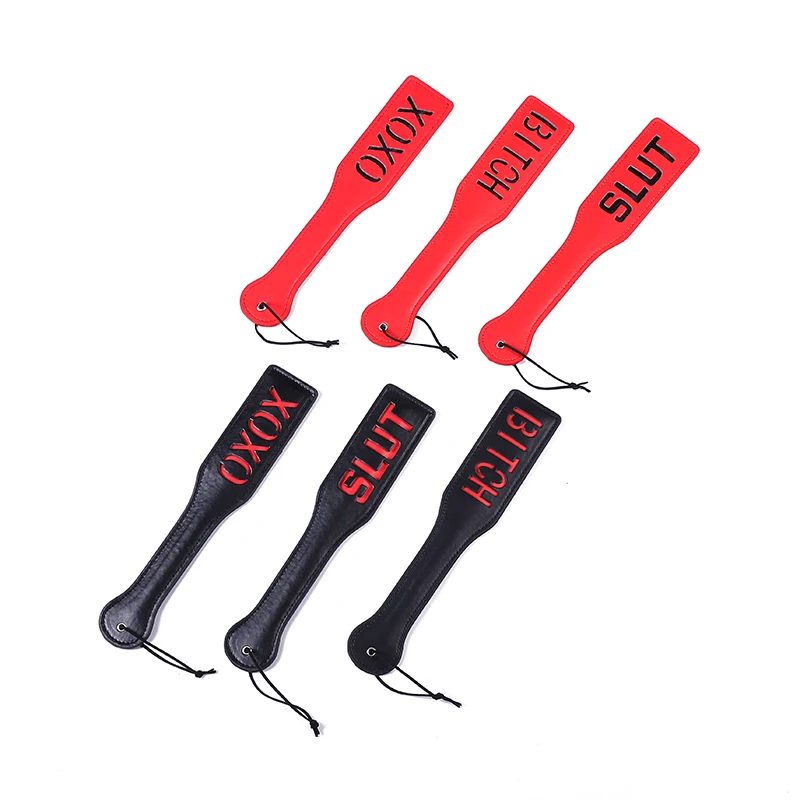 Кожаный БДСМ секс аксессуары БДСМ фетиш секс кнут эротические игрушки для пар взрослые весло для шлепания