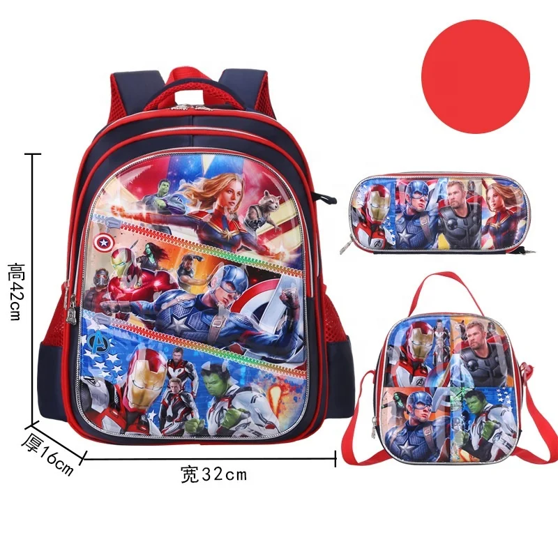 Back to school supplies kit backpack 2024 school bags Kids School Bags For Boys Cartoon Schoolbag Backpack