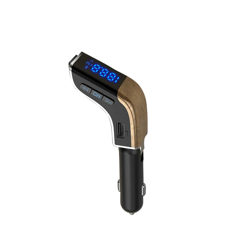 
V2 Wireless Fm Transmitter BT4.2 Car Kit Auto MP3 Music Player Blue tooth Handsfree 