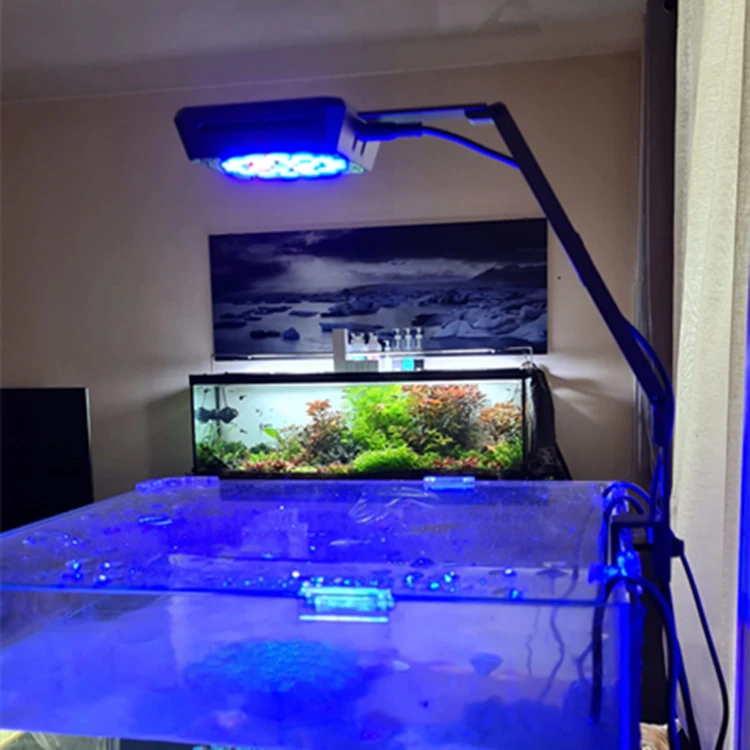 2024 MICMOl 60W THOR Marine WRGB Full Spectrum App Control LED Aquarium Light for Freshwater Reef Aquarium Aquascaping