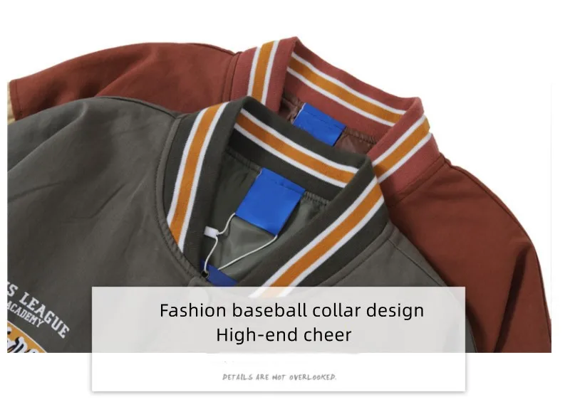 American Custom Print College Baseball Jacket Vintage Bomber Flight Letterman Varsity Jacket For Men