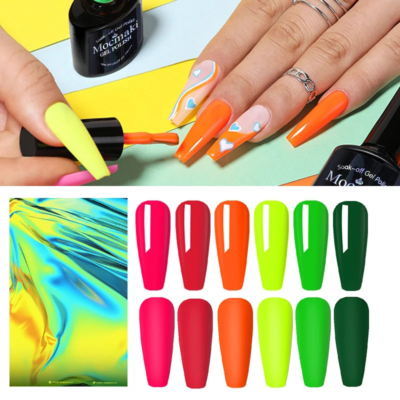 UV Gel Custom Logo Fluorescence DIY Night Glow Nail Polish Glow in the Dark Gel Nail Polish