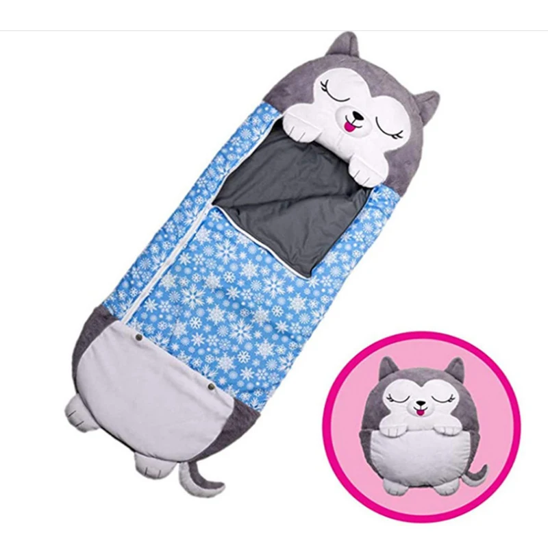Baby Sleeping Bag Warm Soft long body pillow Cartoon Animal Plush toys plush pillow long cat pillow wholesale