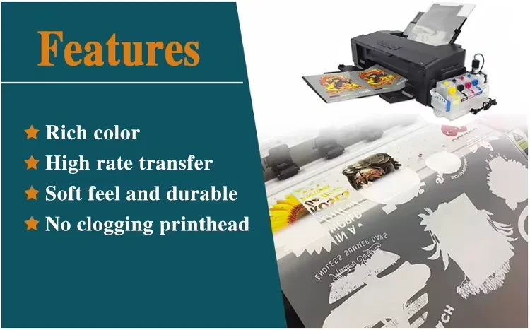 Cold Peel Hot Peel Coated Heat Transfer Single Double Sided A3 Sheet DTF Film Digital Printing Sheet