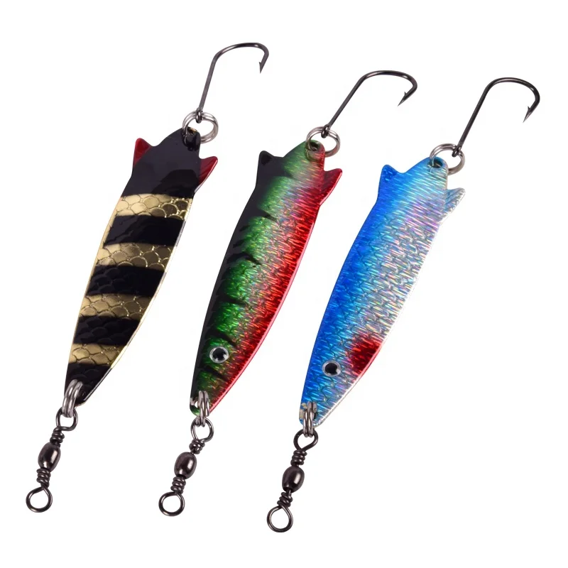 Kind Of Weight Copper Plating Freshwater Fishing Casting Toby Various Color Bait
