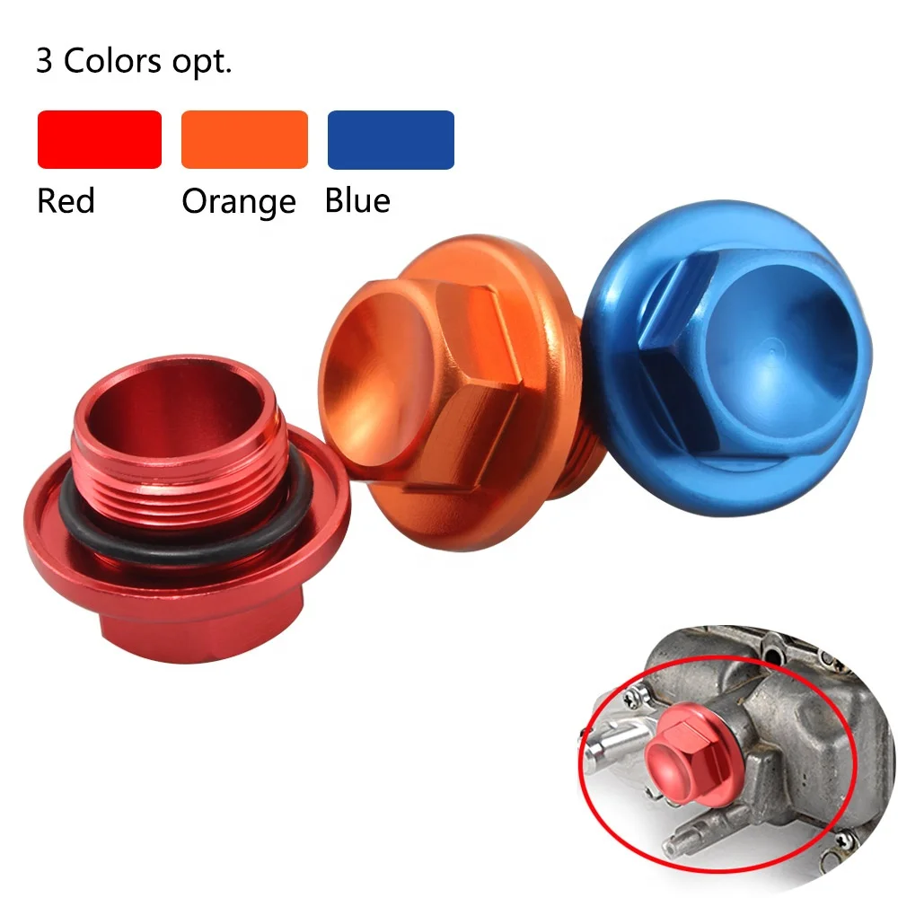 Carburetor Carb Sump Drain Plug For Keihin Honda Yamaha Suzuki Kawasaki CRF KX KLX RMZ EXC SX YZ YZF 250 450 Oil drain Cover