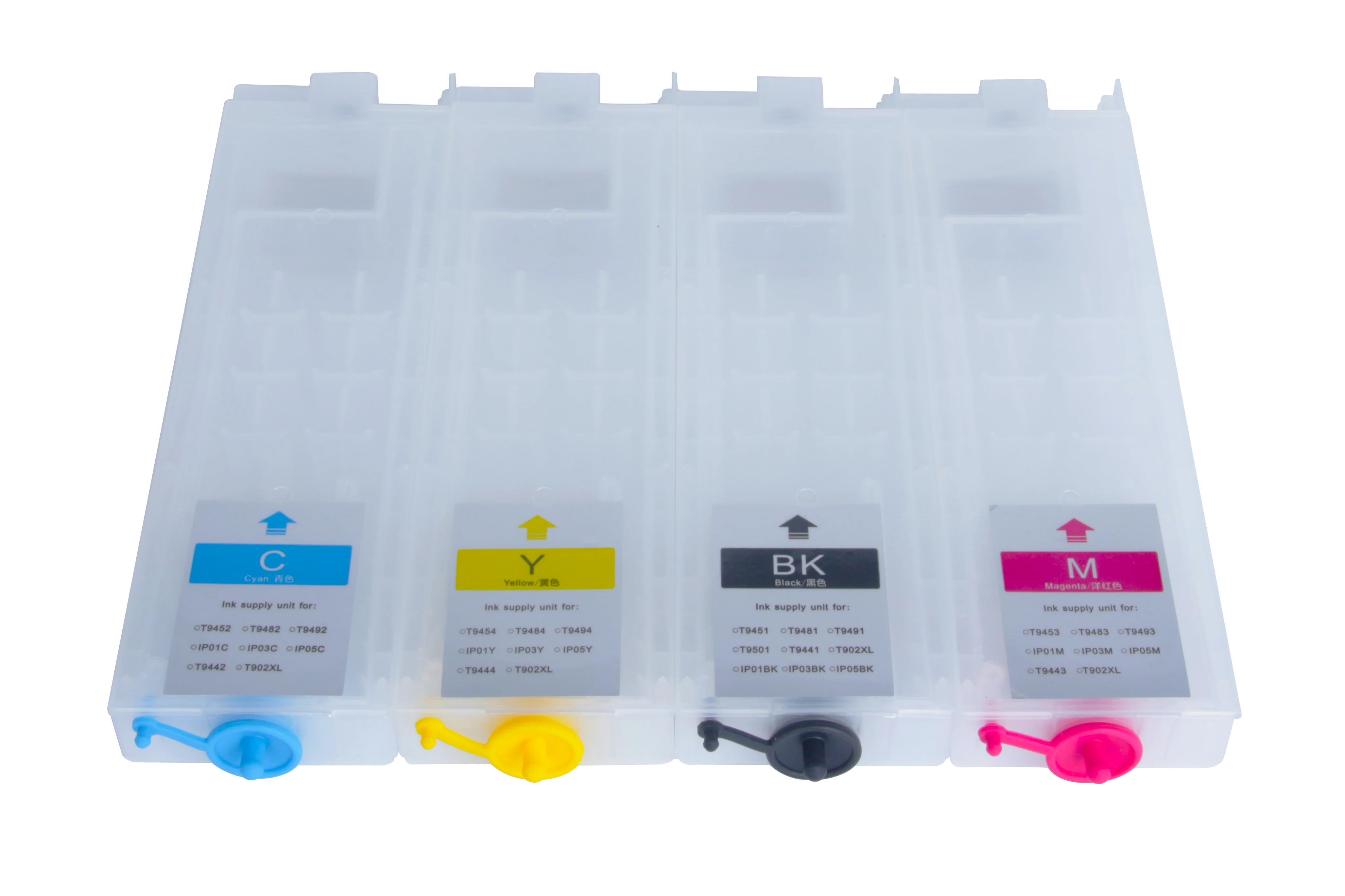 T946 T948 T949 T944 T945 Chip less Refillable Ink Cartridge For Epson WorkForce Pro WF-C5290 WF-C5790 WF-C5210 WF-C5710 Printer