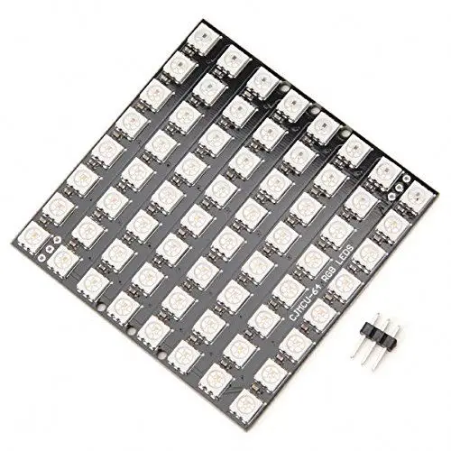 Полный Красочные CJMCU 64 бит WS2812 5050 RGB LED Driver развитию 8x8 светодиоды светодиодные