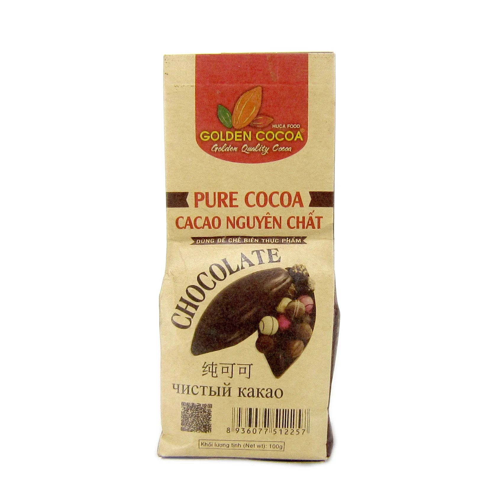 Vietnam Pure cocoa powder - good taste for baking, making food - Golden Cocoa - Made in Vietnam