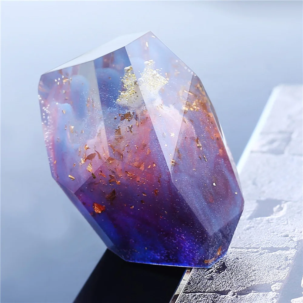 New Silicone Soap Molds Crystal Irregular Jewelry Mold Silicone Ornaments Craft Making Decoration