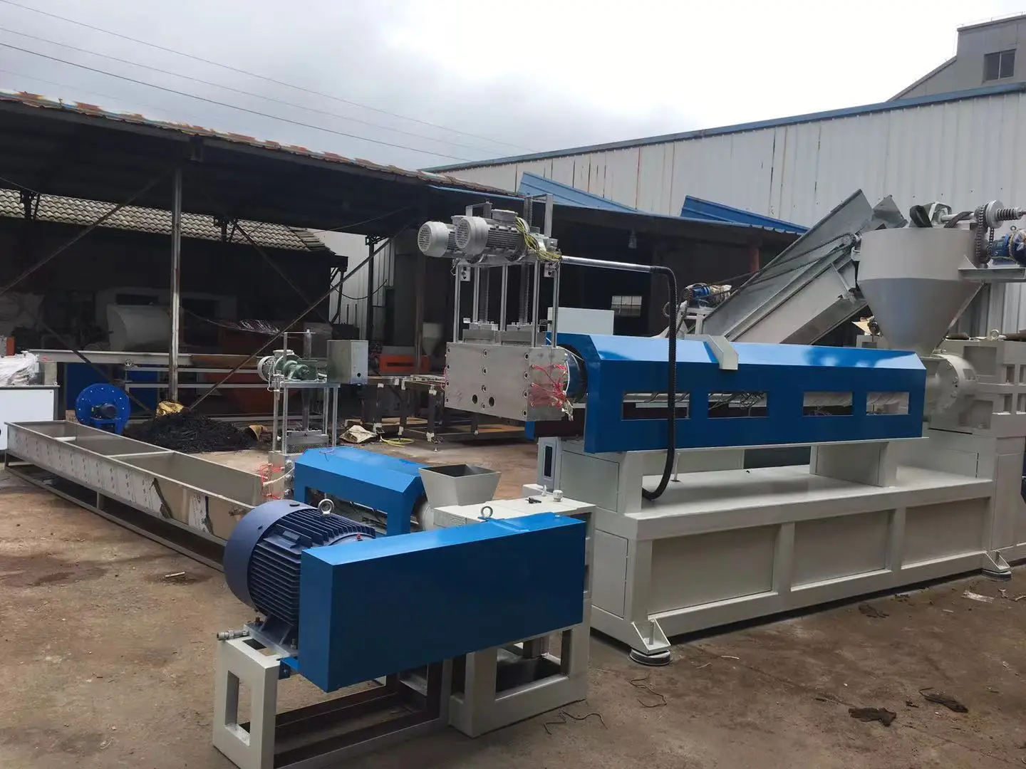 100-1000KG/H double stage plastic recycling machine extruder plastic machine