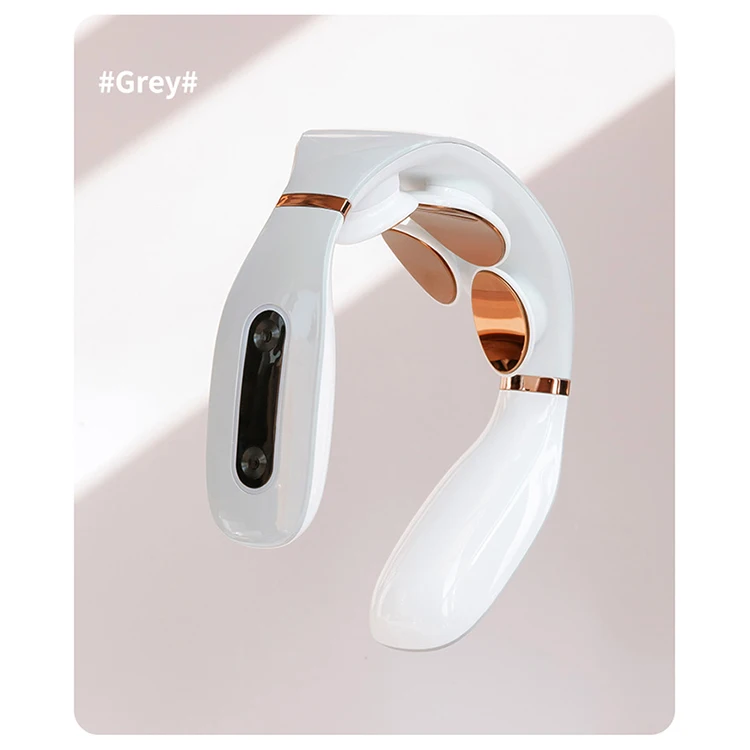 Factory Wholesale Household LCD Smart Voice Neck Massager Portable Shiatsu Neck Back Massager Device