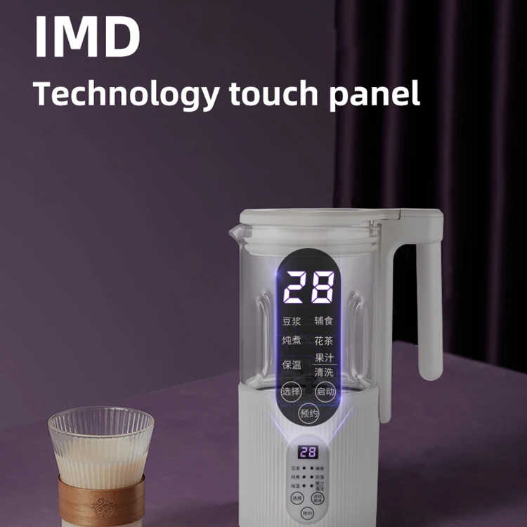 High speed glass Jar in good quality Mixer 500w Food Processor cooking heating function blender