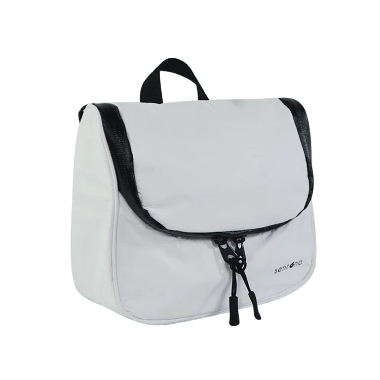Custom Personalized Foldable New Design Eco Friendly Zipper Tyvek Dupont Paper Cosmetic Makeup Bag