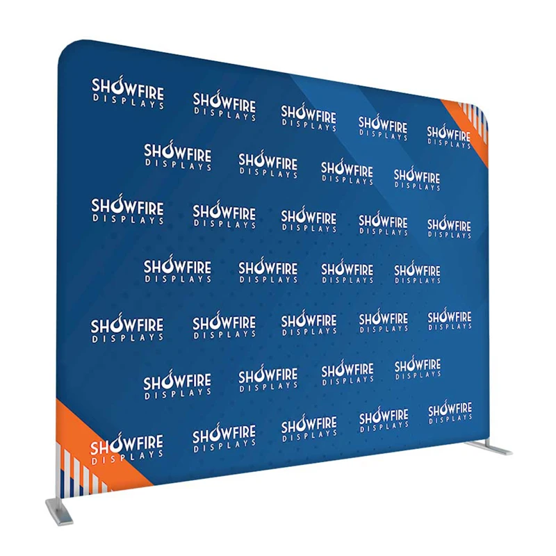 Stretch tension fabric 8ft 10ft 20ft exhibition backdrop trade show display booth display banner stands