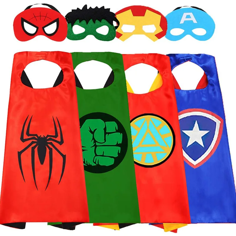 
Kids Superhero Capes Set Toys Halloween costume For 3-10 Year Old For Boys Girls Party Supplies Gifts 