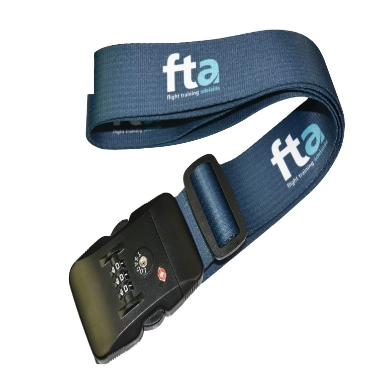 Adjustable Luggage Straps with Combination Lock Suitcase Belts for Travel