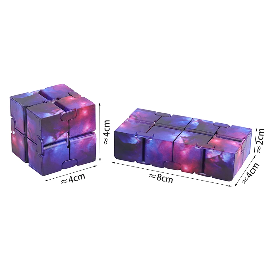 Antistress Infinity Cube Office Flip Stress Relief Cube Toy For Children Women Men Autism Adhd Sensory Fidget Toys