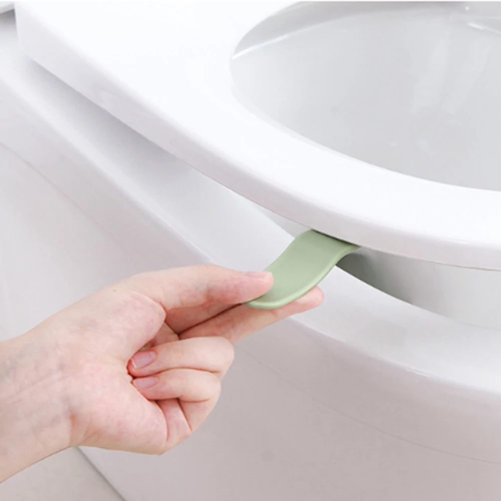 Bathroom Simple Plain Toilet Lid Lifter Eco-friendly PP Seat Cover Lift Handle Avoid Touching Toilet Seat Lift Handle