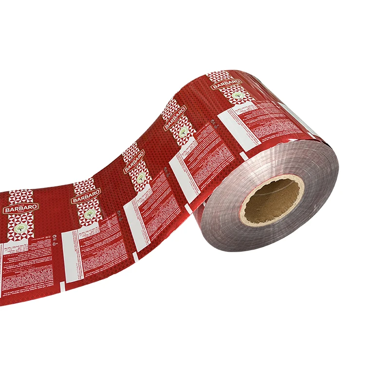 Food Packaging Film Plastic Printed PET CPP Plastic Packaging Thermal Lamination Bopp Film For Gummy Candy Sweet Lollipop Chips