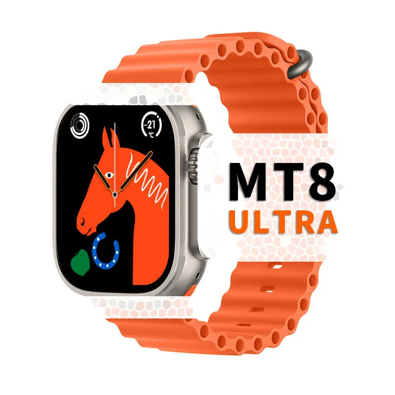 New watch 8 MT8 ultra with long battery life real Three press the key Smart watch 8 ultra PK H10 ultra