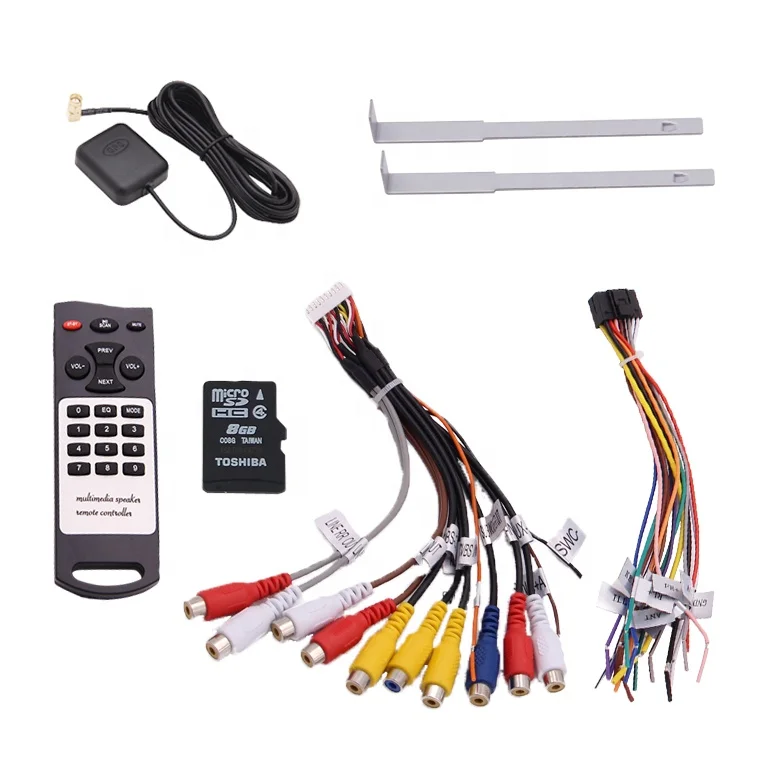  1 Din универсальный 7 дюймов Автомобильный DVD плеер GPS с откиньте экран Съемная панель Поддержка FM AM RDS USB/TF cam-в