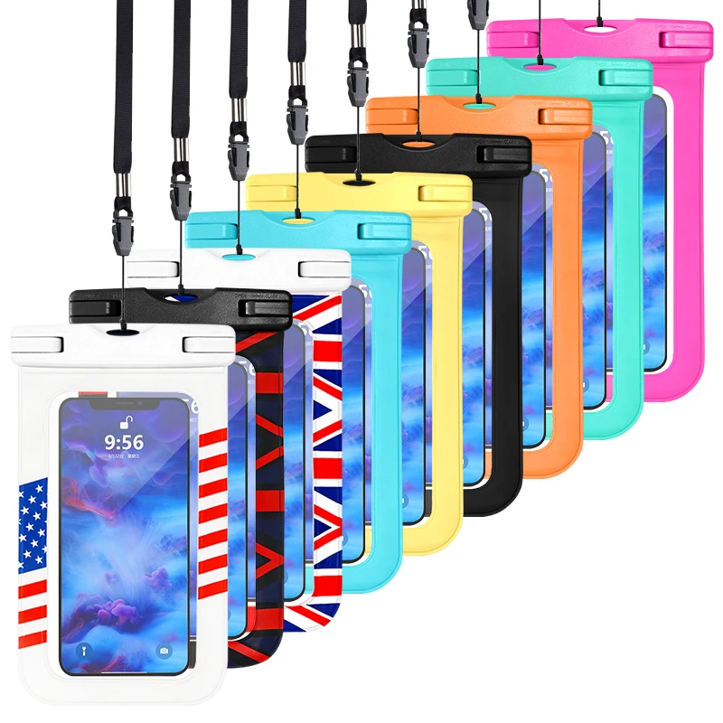 Waterproof Cell Phone Case Bag Pvc Smartphone Mobile Phone Case Waterproof Phone Case Bag for iphone13 po max