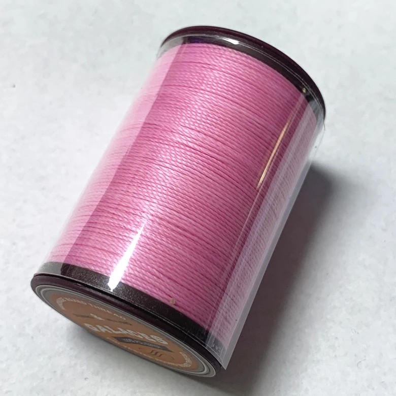 Small roll 80 meters 100% polyester DIY handmade sewing weaving thread 0.55mm round waxed thread for jewelry making findings