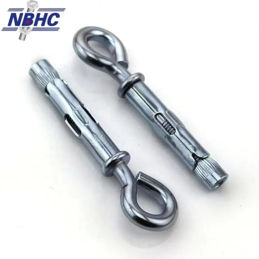 NBHC003AN China manufacturer M6-M20 O type metal  Sleeve Anchor Closed Hook Eye Bolt Wall Concrete Anchor
