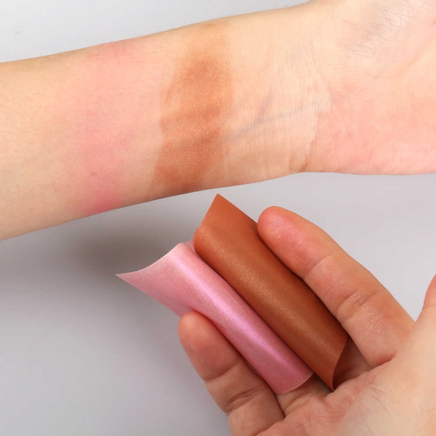 Масляная бумага для лица, румяна, румяна, косметическая бумага для жирной кожи, частная этикетка