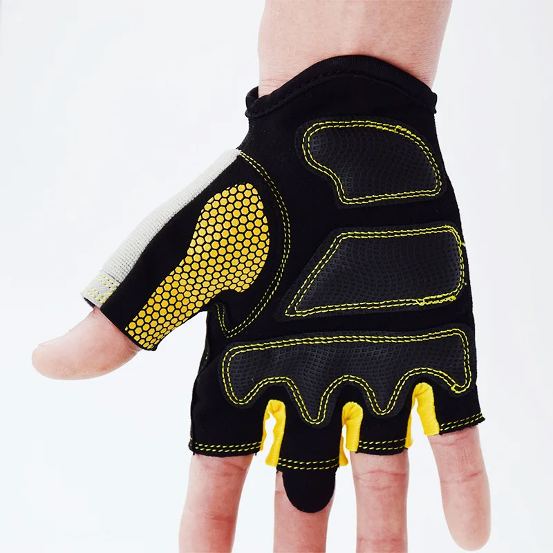 OEM service High quality Bicycle Gloves for Men half finger Cycling Glove Motorcycle Mountain Bike Gloves for bicycle