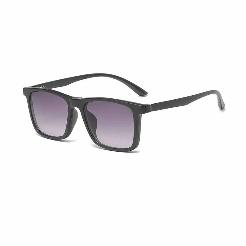 2024 очки DL оптовая продажа в оправе ночного видения Oculos UV400 поляризованные квадратная Магнитная застежка 5 1 для солнцезащитных очков