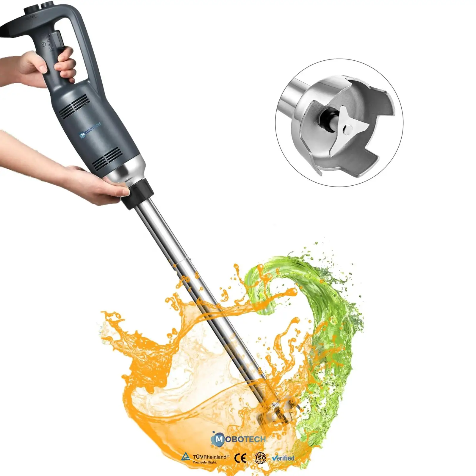 Automatic Commercial Handheld Blender Kitchen Fruit Immersion Blender for Sale