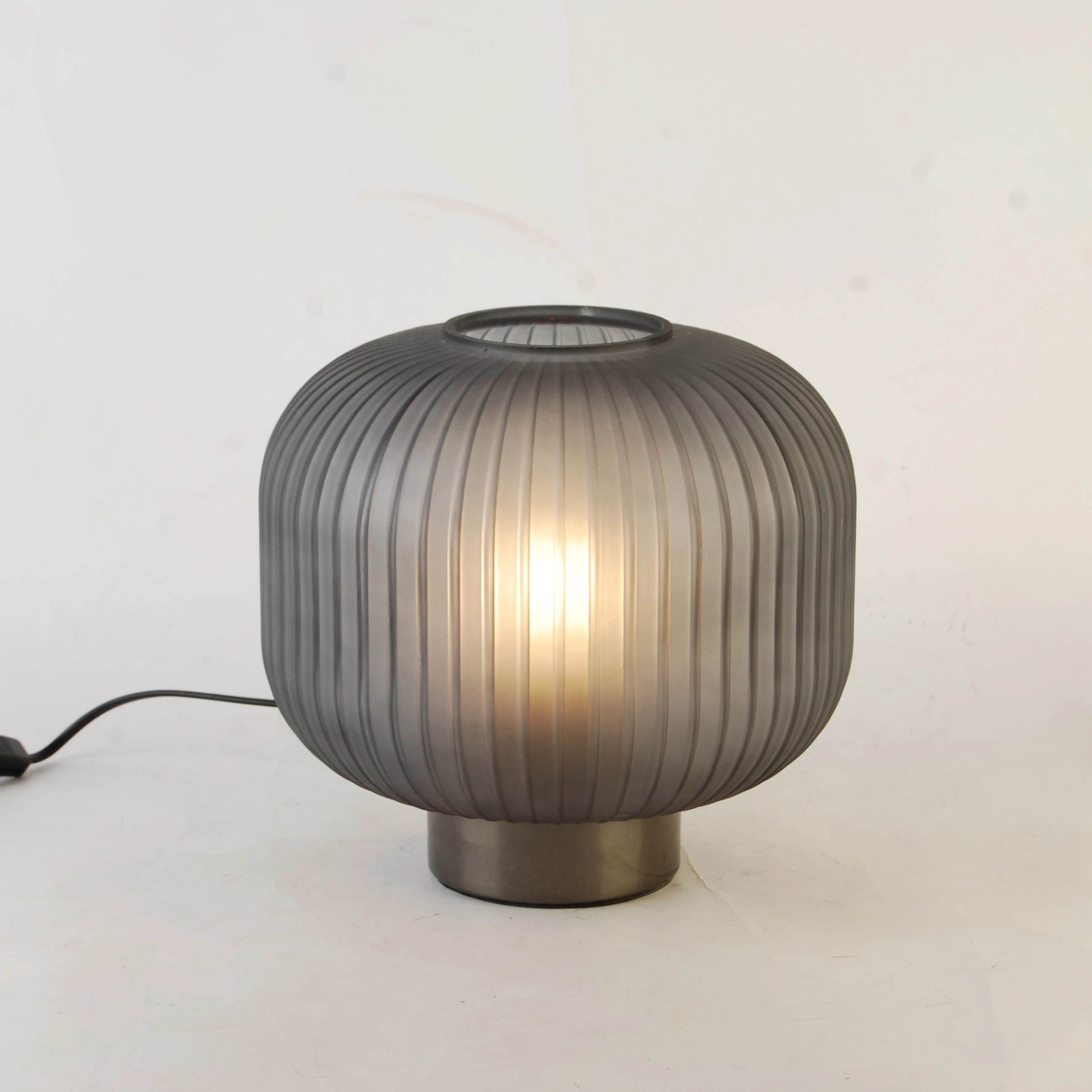 Glass Desk Lamp Sandy Grey Color Coool Modern Table Lamps For Office Lighting Modern big one