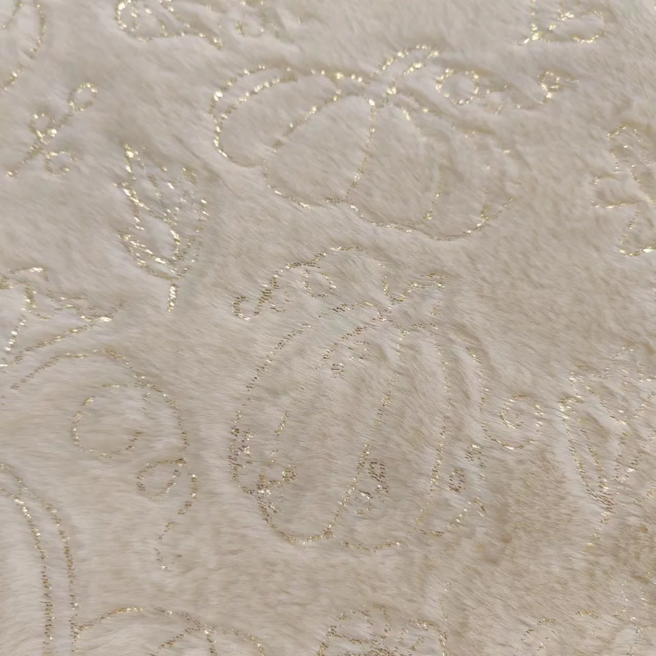 Custom Bronzing Short Pile Faux Rabbit Fur Fabric Faux Rabbit Soft Pink Grey Leopard Print Faux Rabbit Fur Fabric For Blanket